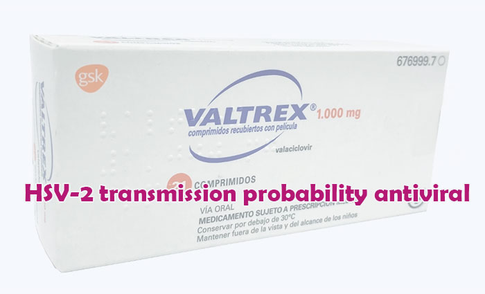 HSV-2 transmission probability antiviral, How effective is antiviral medication at preventing transmission