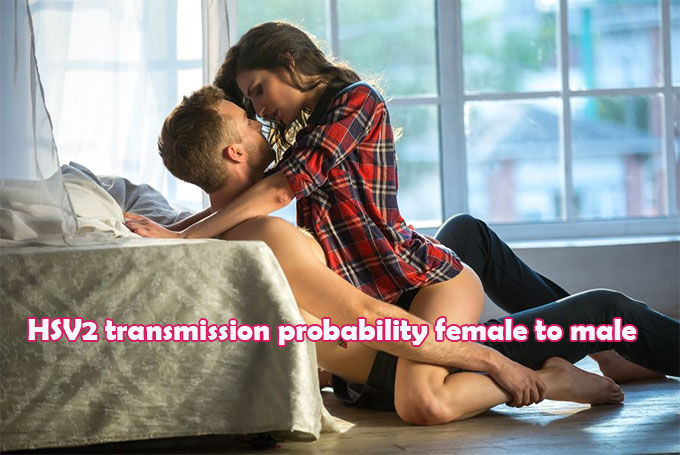 HSV2 transmission probability female to male