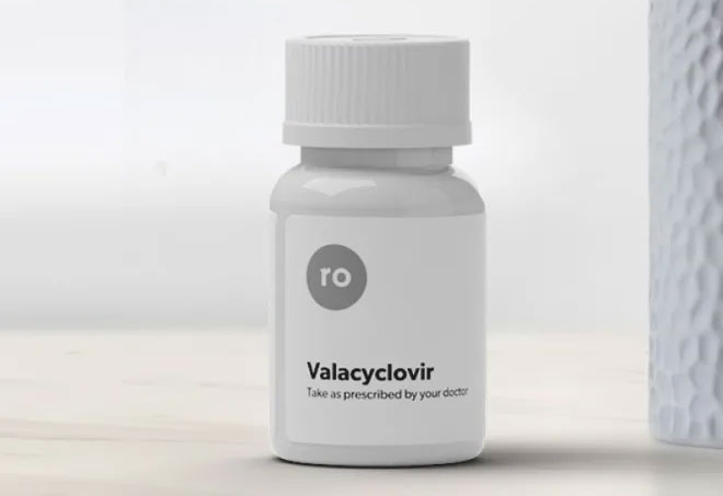 How long does it take for valacyclovir to work to prevent transmission?